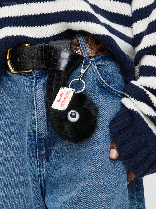 BINKY KEYRING in BLACK | Charles Jeffrey Loverboy