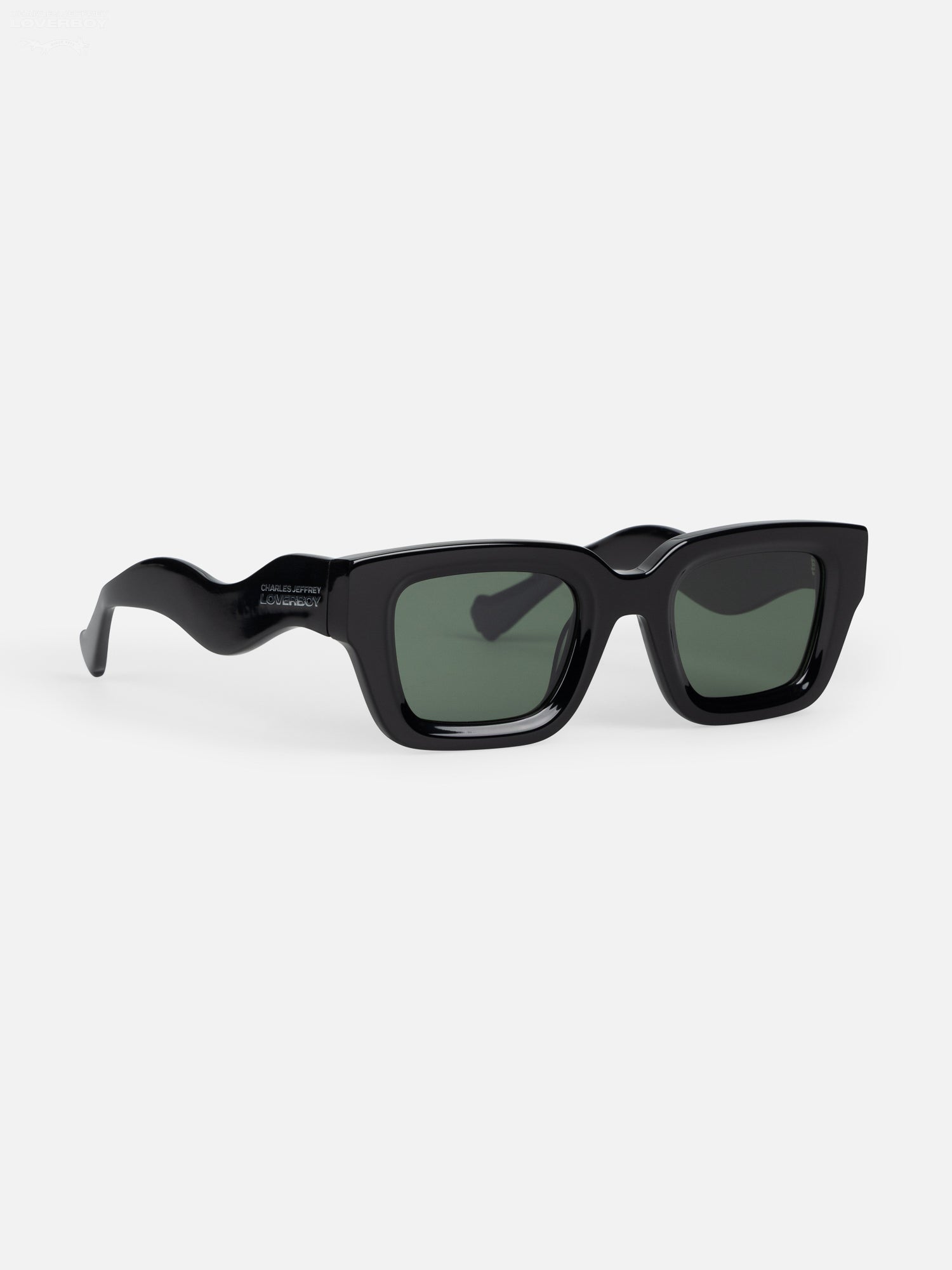TOPSY TURVY SUNGLASSES in BLACK