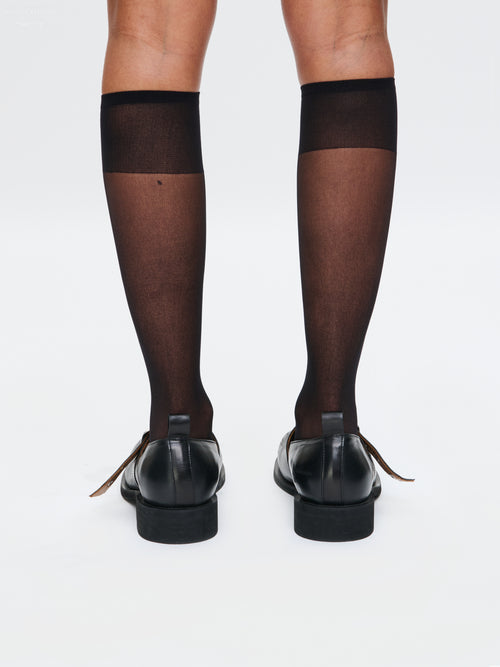 BUCKLE BALLET FLAT in BLACK