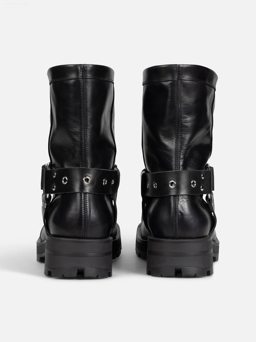 RIDER BOOT MOGGIES in BLACK