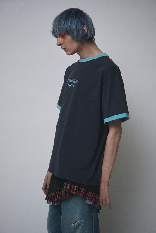 LOGO TEE in BLUE TEAL