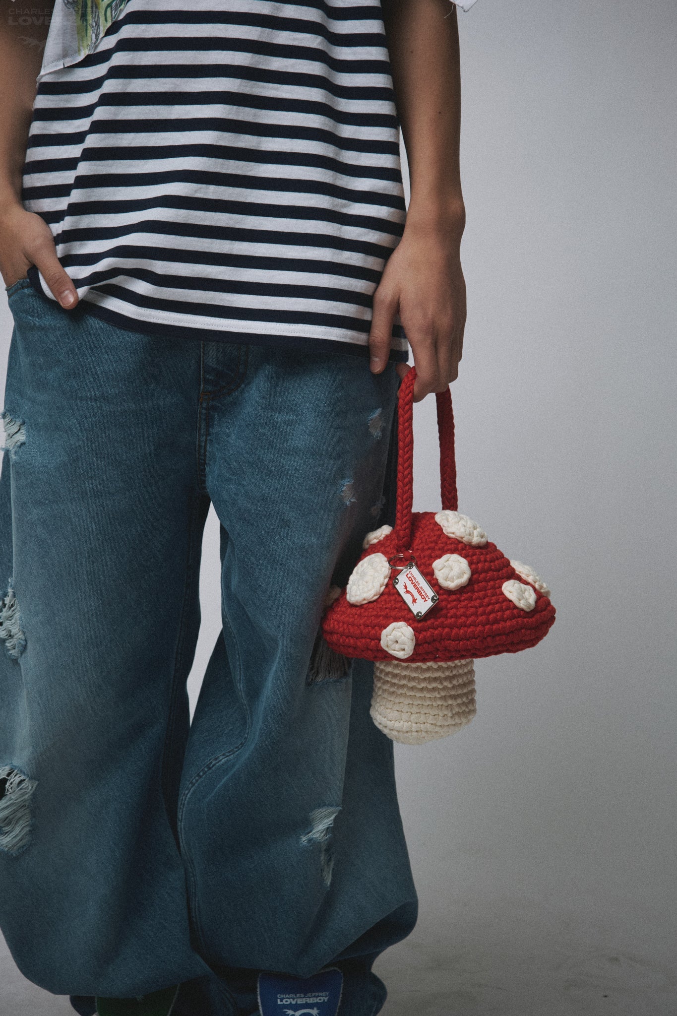 CURSED MUSHROOM CLUTCH in RED WHITE