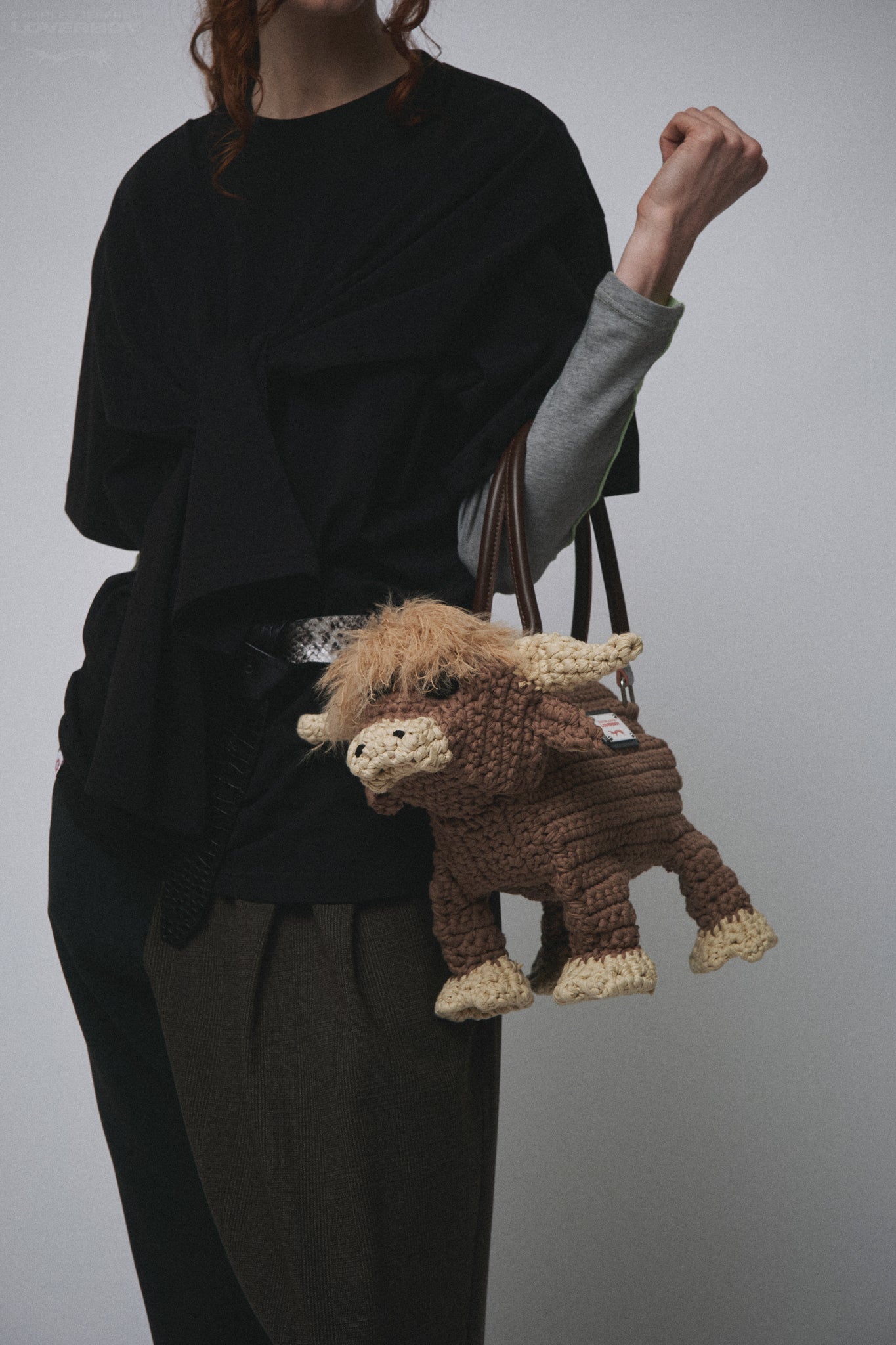 CURSED HIGHLAND COW BAG in BROWN