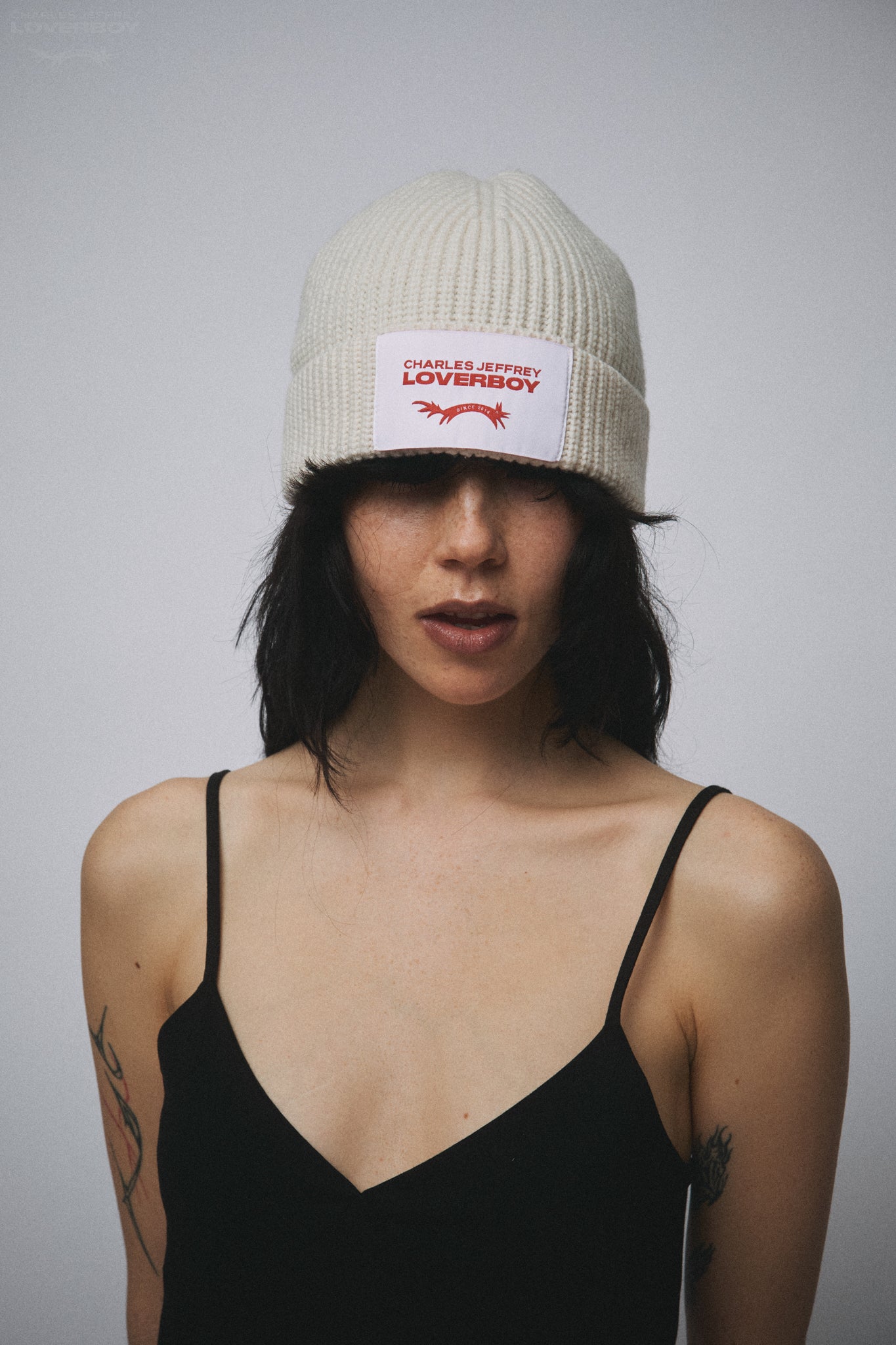 CHUNKY RIB BEANIE EXCLUSIVE in ECRU