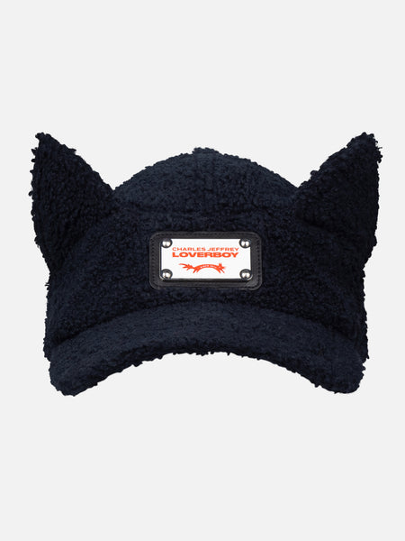 TEDDY EARS CAP in NAVY – Charles Jeffrey Loverboy