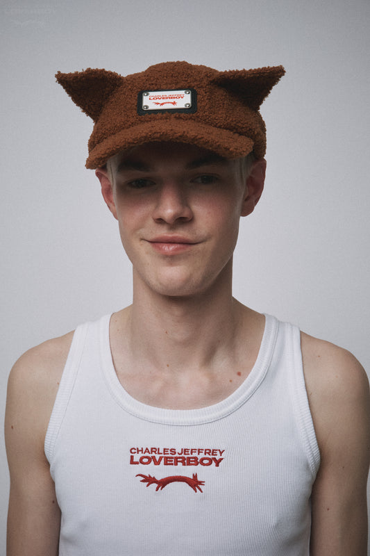 TEDDY EARS CAP in BROWN