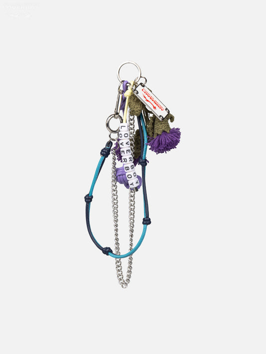 CHARACTER CROCHET BAG CHARM in THISTLE