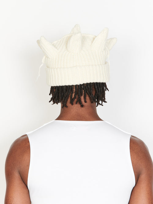 CHUNKY BERSERKER BEANIE in ECRU