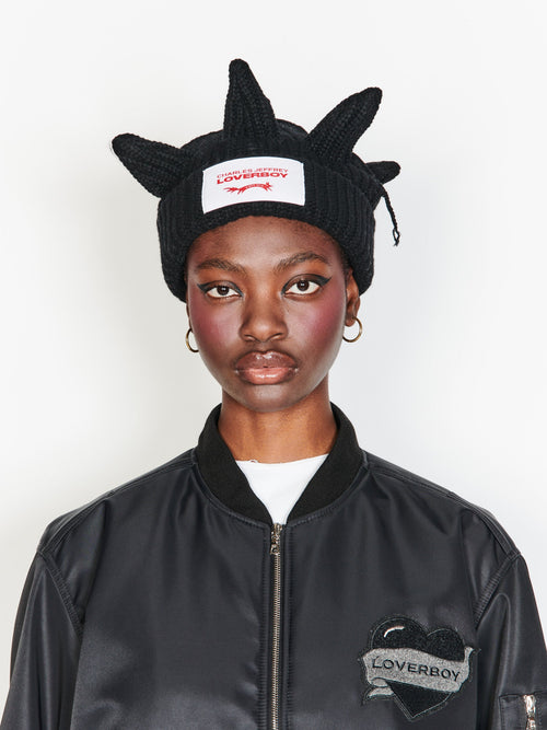 CHUNKY BERSERKER BEANIE in BLACK