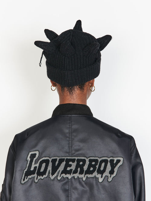 CHUNKY BERSERKER BEANIE in BLACK