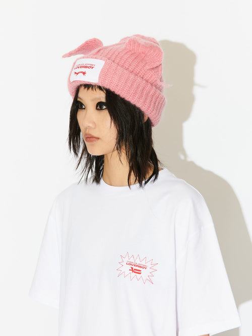 CHUNKY EARS BEANIE EXCLUSIVE in PINK