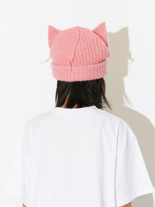 CHUNKY EARS BEANIE EXCLUSIVE in PINK