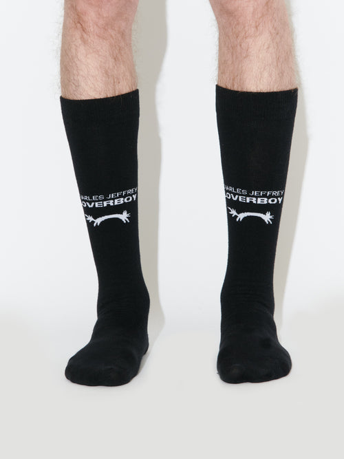 LOVERBOY SOCK - MULTIPACK in WHITE-BLACK