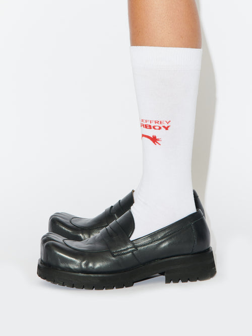 MOCCASIN MOGGIES in BLACK