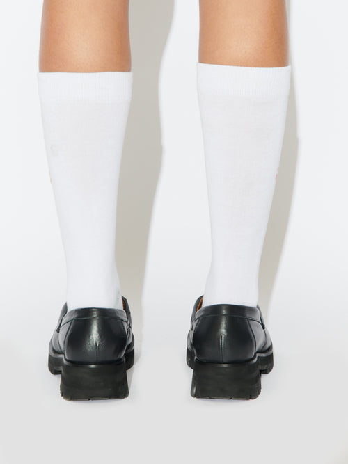 MOCCASIN MOGGIES in BLACK