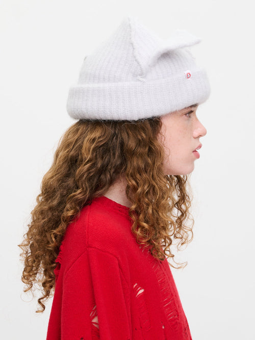 ALPACA CHUNKY EARS BEANIE EXCLUSIVE in GREY
