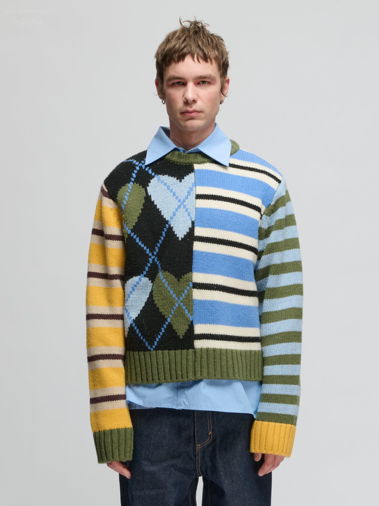 COLLAGE SWEATER in MULTICOLOUR