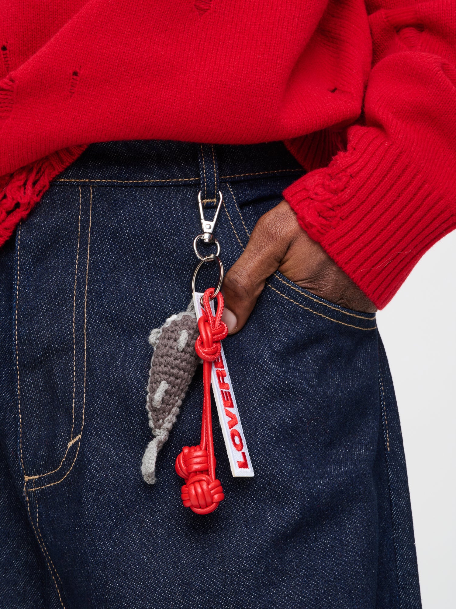 小物 Charles Jeffrey LOVERBOY MOHAIR SCARF Charles Jeffrey LOVERBOY MOHAIR SCARF