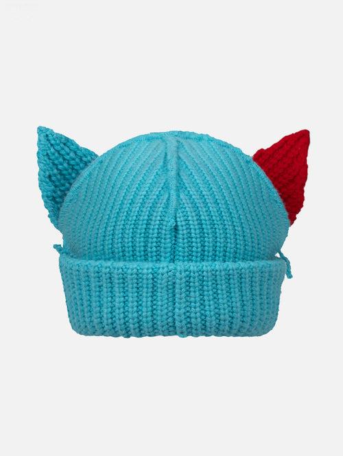 CHUNKY EARS BEANIE EXCLUSIVE in BLUE RED