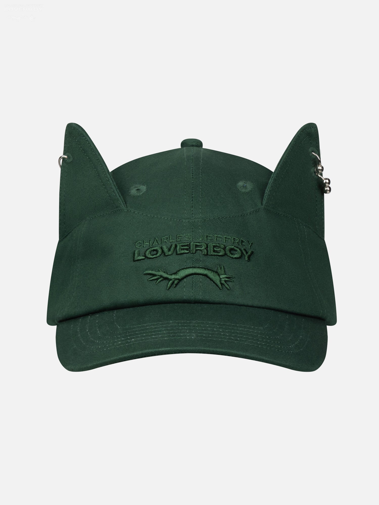 PIERCED EARS CAP EXCLUSIVE in FOREST GREEN