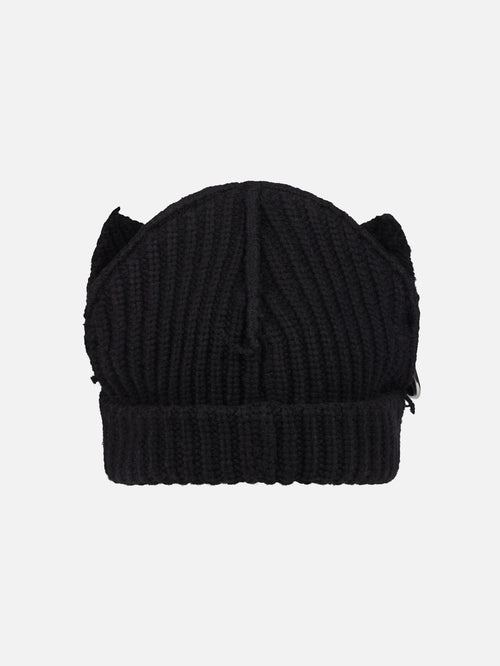 CHUNKY PUNK EARS BEANIE in BLACK | Charles Jeffrey Loverboy