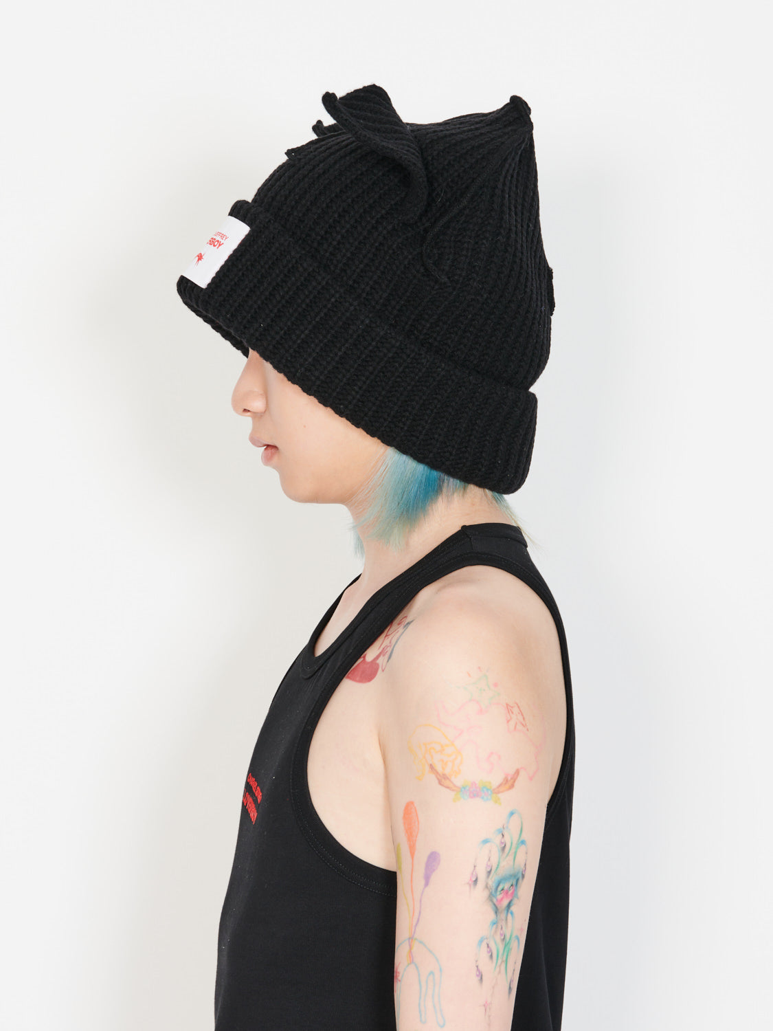 SUPERSIZED CHUNKY EARS BEANIE | Charles Jeffrey LOVERBOY