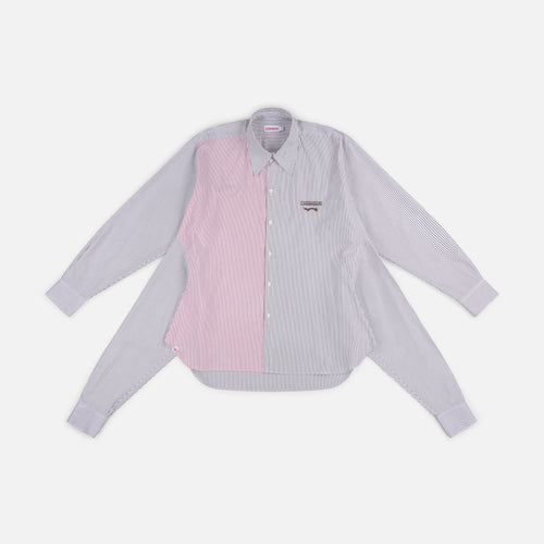 HUG SHIRT in KHAKI RED STRIPE