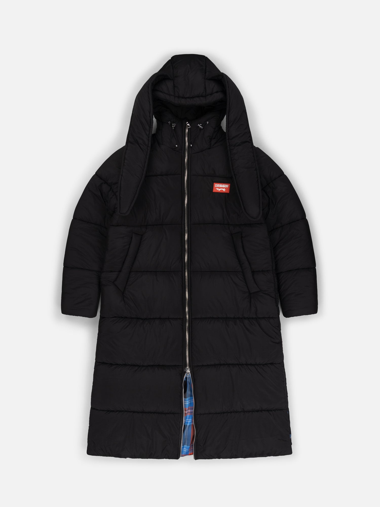 LONG BUNNY PUFFER JACKET in BLACK – Charles Jeffrey Loverboy