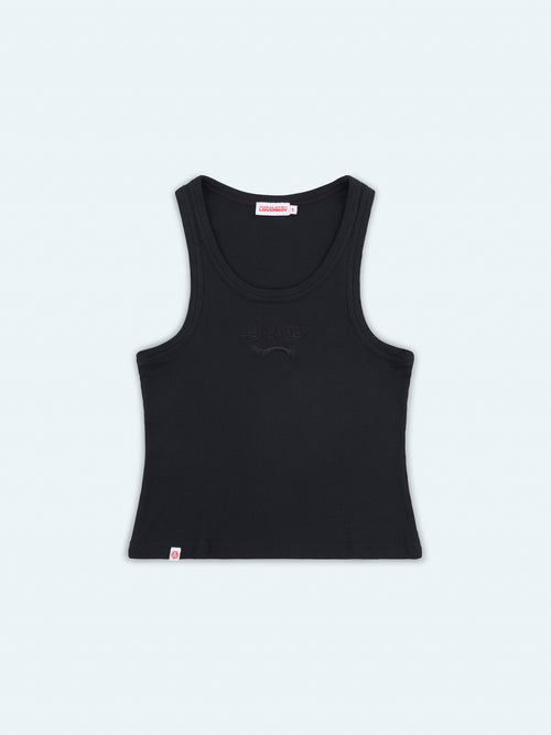 LOGO TANK TOP in BLACK