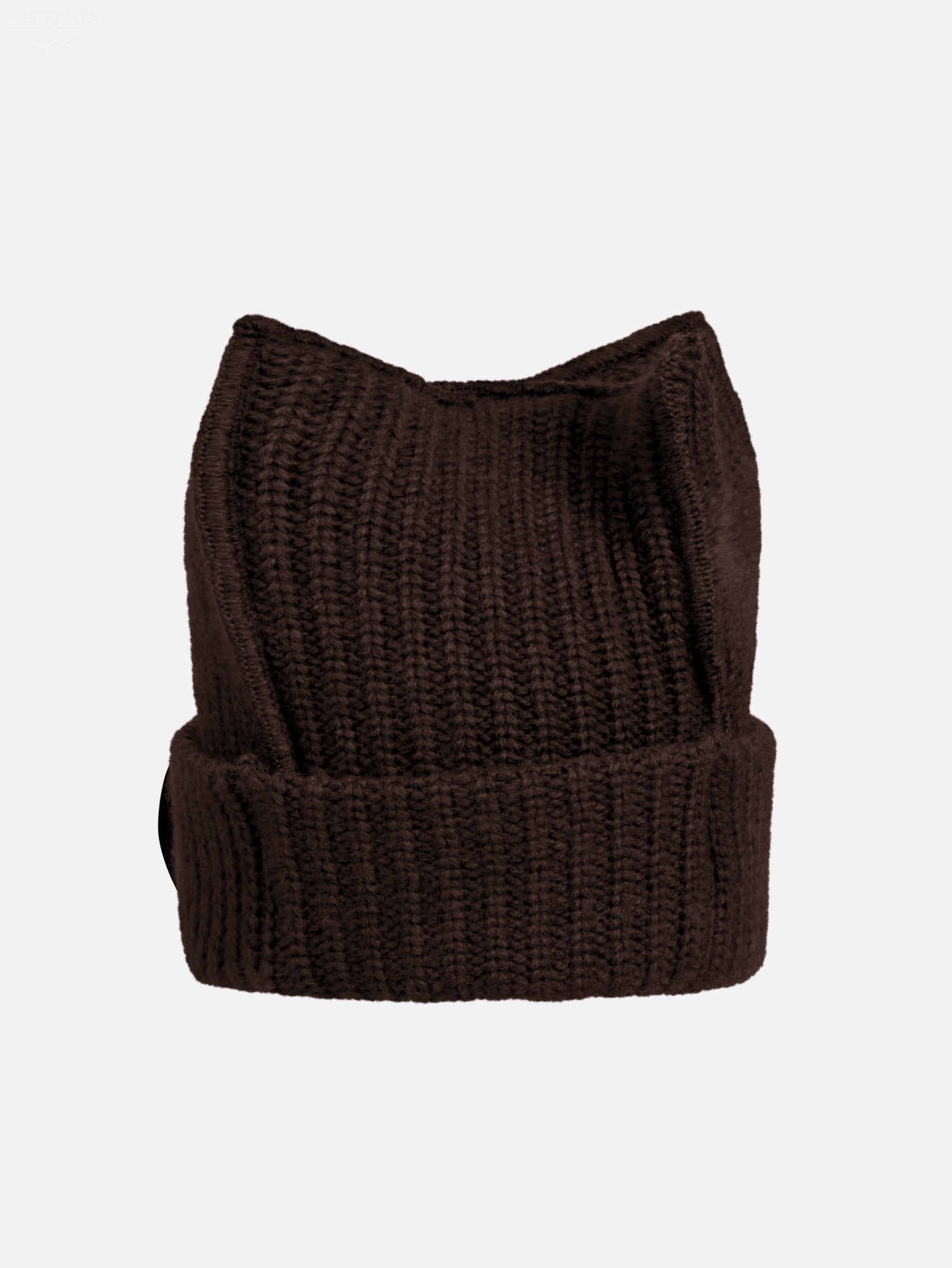 BOX BEANIE in BROWN LIGHT BLUE – Charles Jeffrey Loverboy