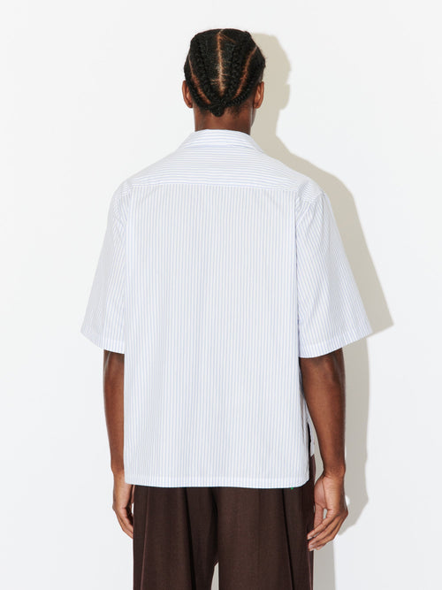 HAWAIIAN SHIRT WITH KNIT PATCH | Charles Jeffrey Loverboy