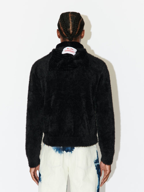 FLUFFY EARS BALACLAVA JUMPER | Charles Jeffrey Loverboy
