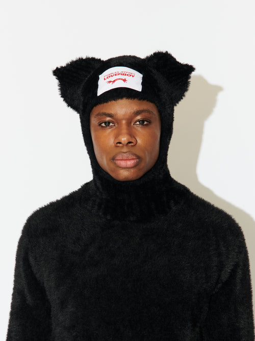 FLUFFY EARS BALACLAVA JUMPER | Charles Jeffrey Loverboy