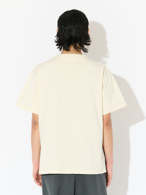 GRAPHIC SHORT SLEEVE TEE in ECRU | Charles Jeffrey Loverboy