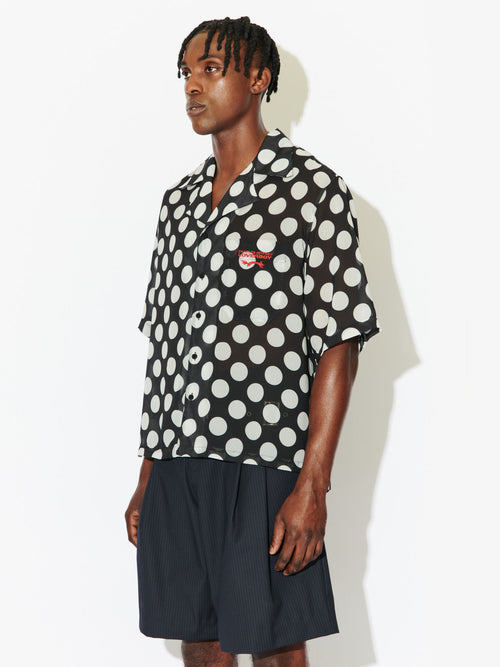 HAWAIIAN SHIRT IN BLACK | Charles Jeffrey Loverboy