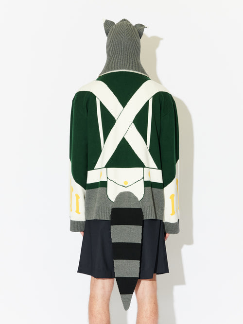 ANIMAL BOO JUMPER in GREEN | Charles Jeffrey Loverboy