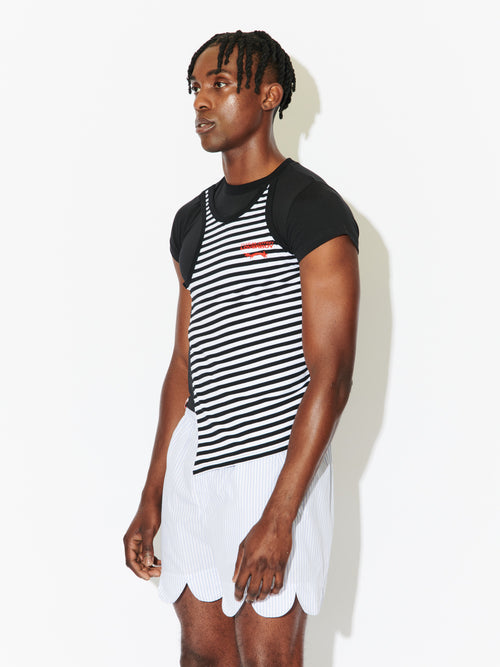 BABY MUSCLE TEE in BLACK | Charles Jeffrey Loverboy