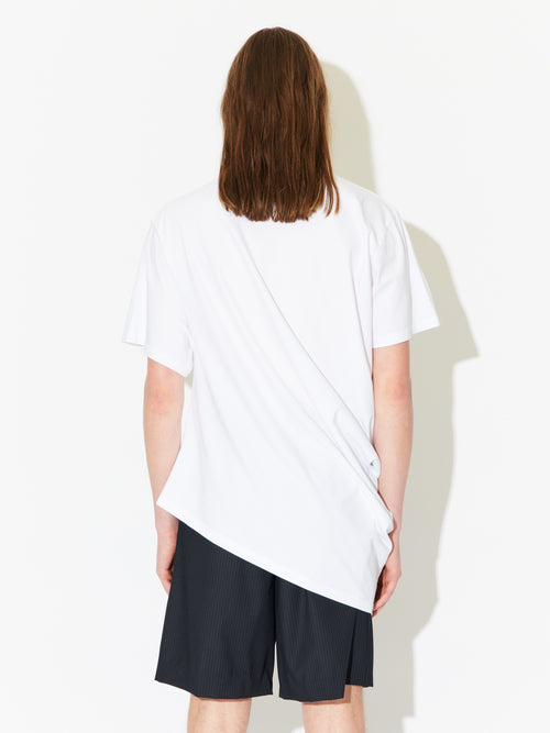 TOPSY TURVY TEE in WHITE | Charles Jeffrey Loverboy