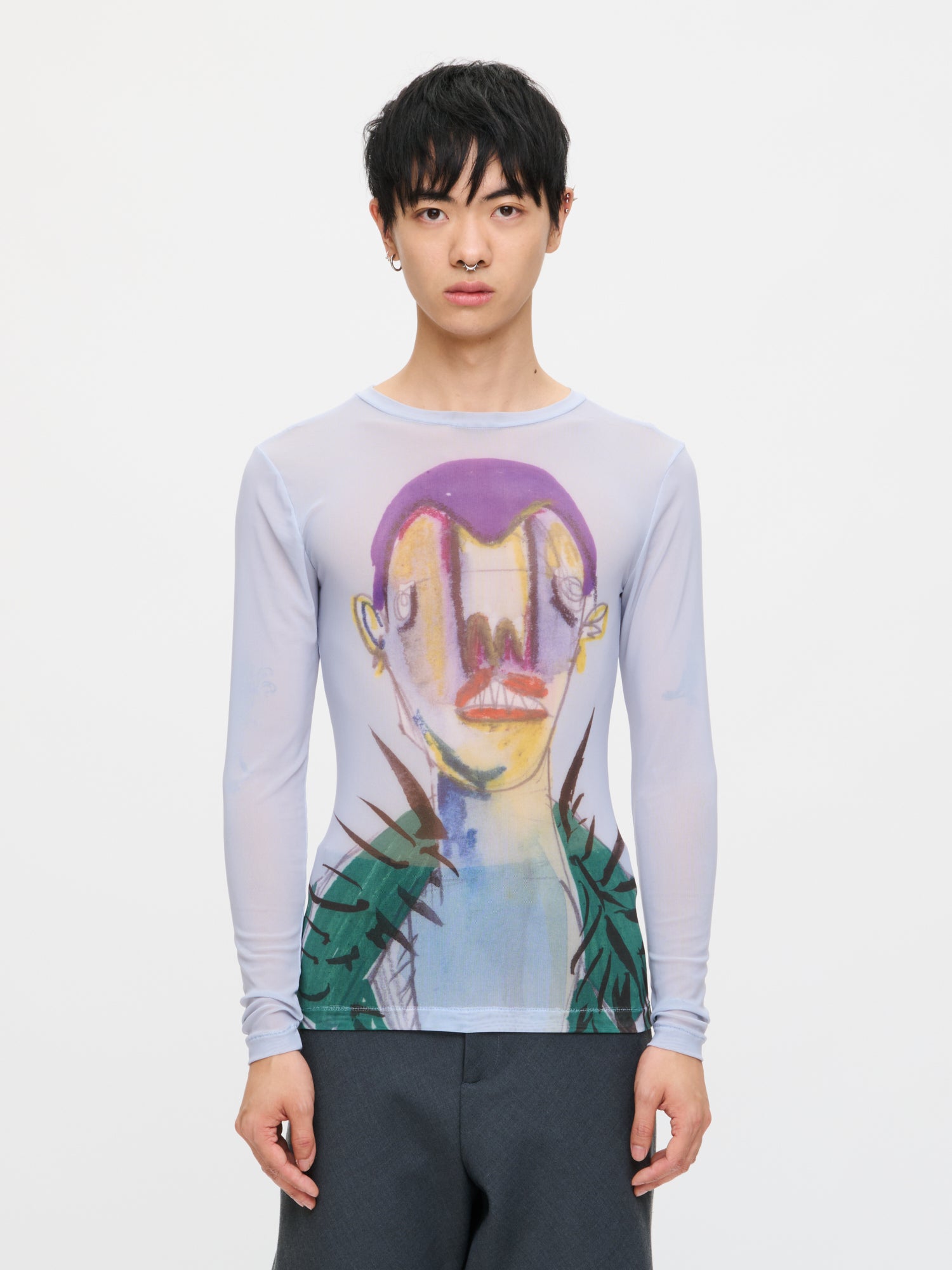 Charles Jeffrey LOVERBOY ロングスリーブカットソー CHARLES JEFFREY LOVERBOY チャールズジェフリーラバーボーイ