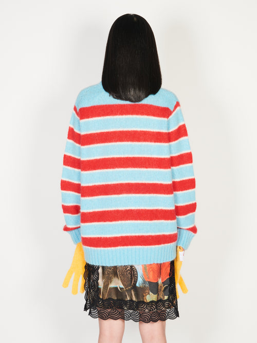 GLOVES MOHAIR JUMPER | Charles Jeffrey Loverboy