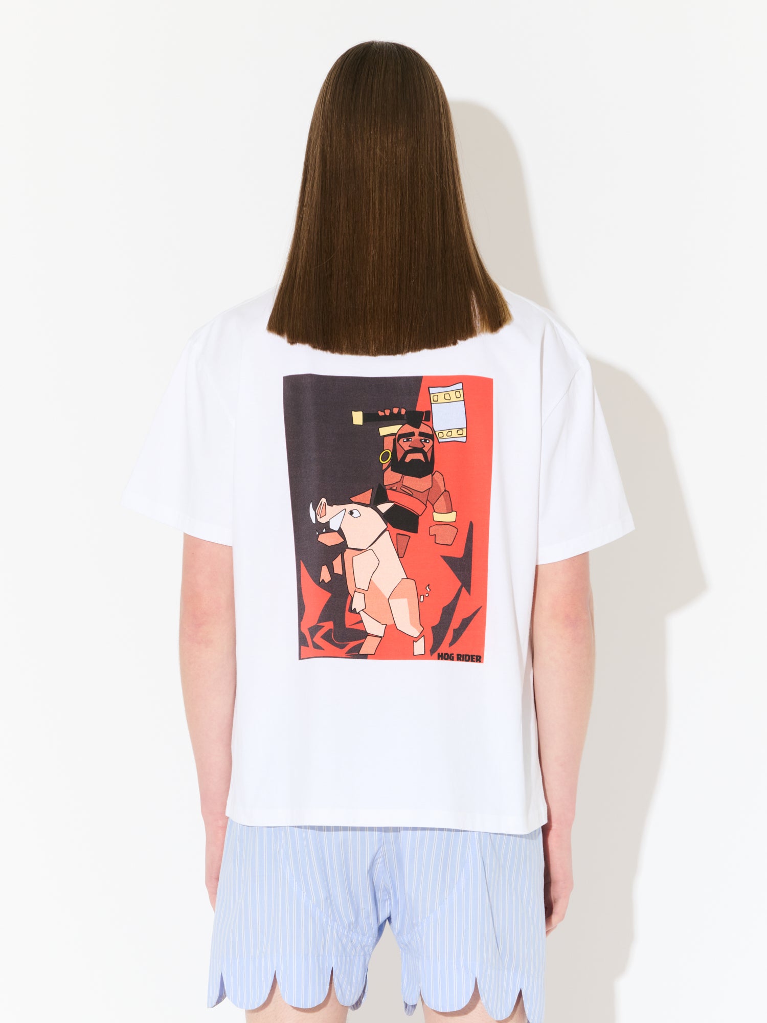 国内発送■CHARLES JEFFREY LOVERBOY■OVERSIZED 10 YEAR TEE Charles Jeffrey Loverboy 10 Year T-shirt | White | FARFETCH