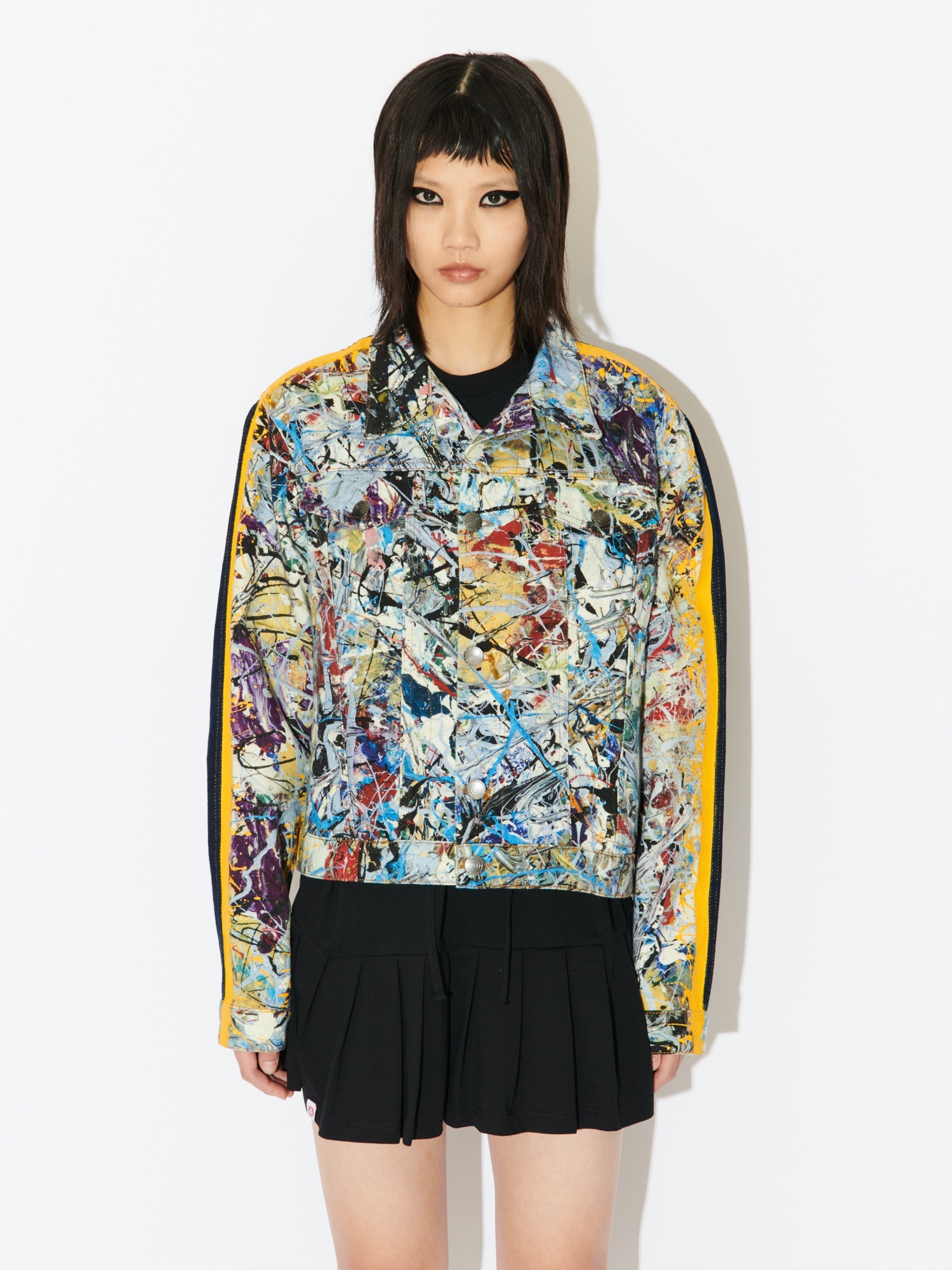 ART DENIM JACKET