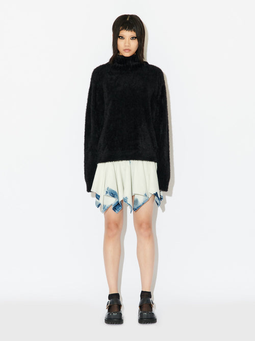 FLUFFY EARS BALACLAVA JUMPER | Charles Jeffrey Loverboy