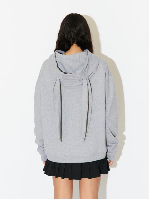 PATCH RABBIT EARS HOODY | Charles Jeffrey Loverboy