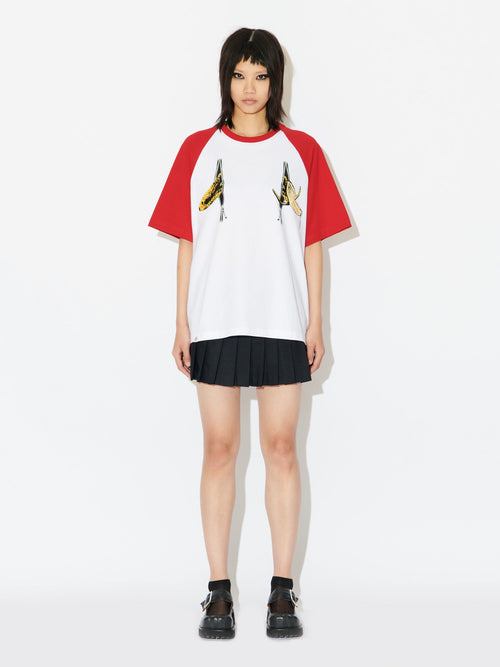 GRAPHIC RAGLAN TEE | Charles Jeffrey Loverboy