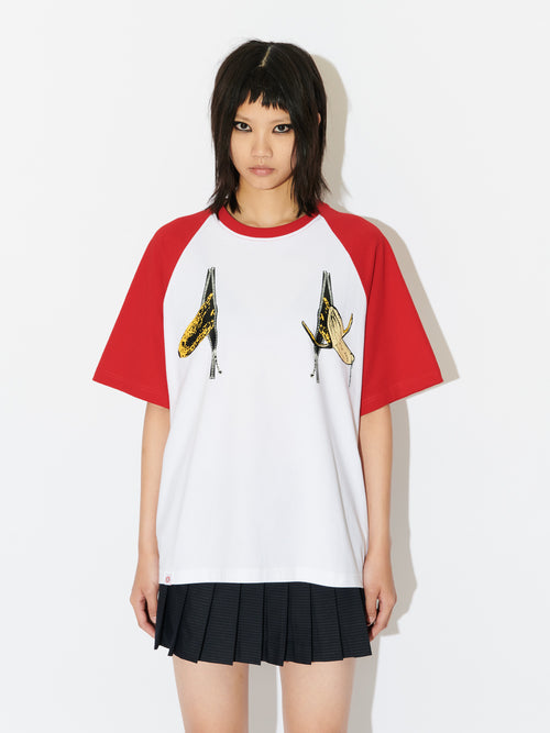 GRAPHIC RAGLAN TEE | Charles Jeffrey Loverboy