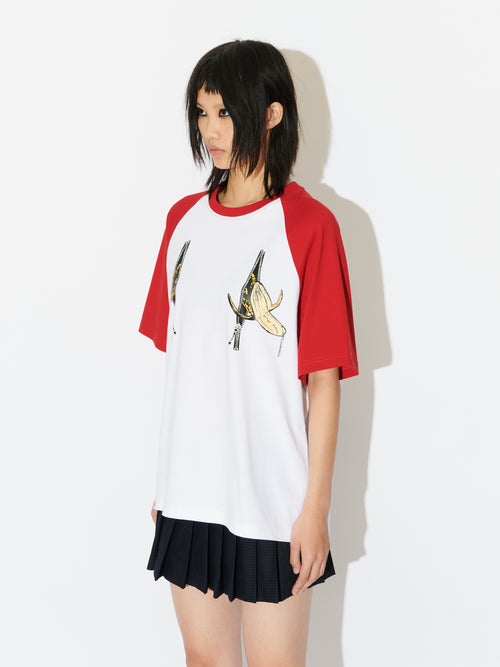 GRAPHIC RAGLAN TEE | Charles Jeffrey Loverboy