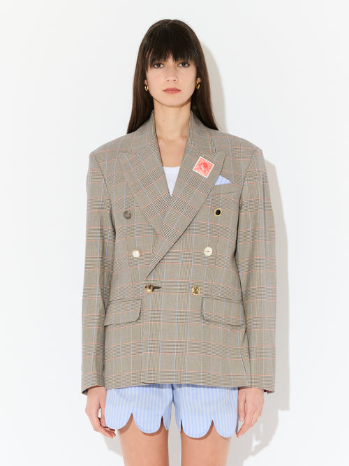 EDINBURGH JACKET in WALES CHECK | Charles Jeffrey Loverboy