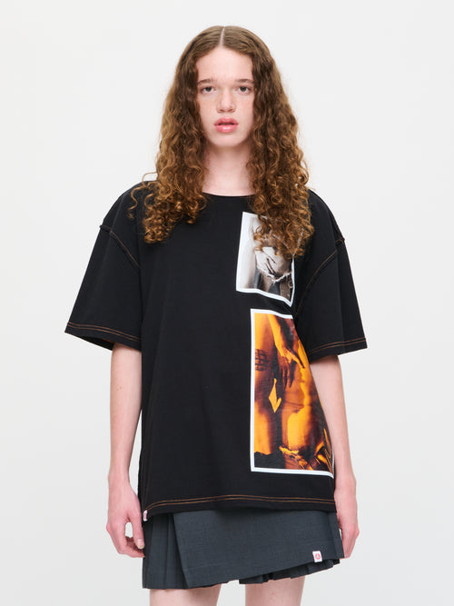 GRAPHIC TEE in BLACK | Charles Jeffrey Loverboy