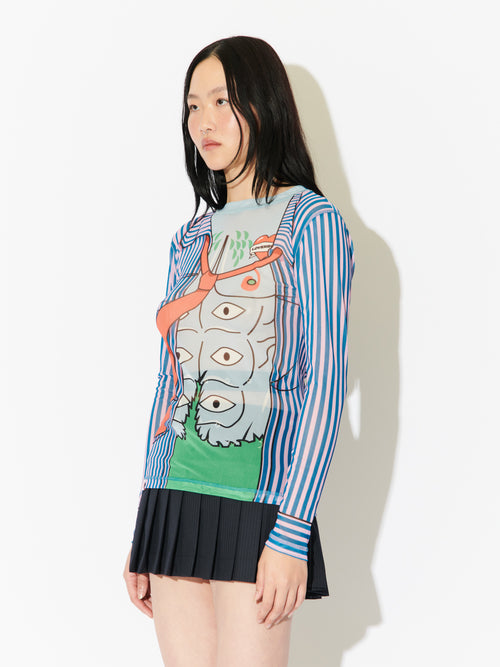 POWERMESH LONG SLEEVE TEE | Charles Jeffrey Loverboy